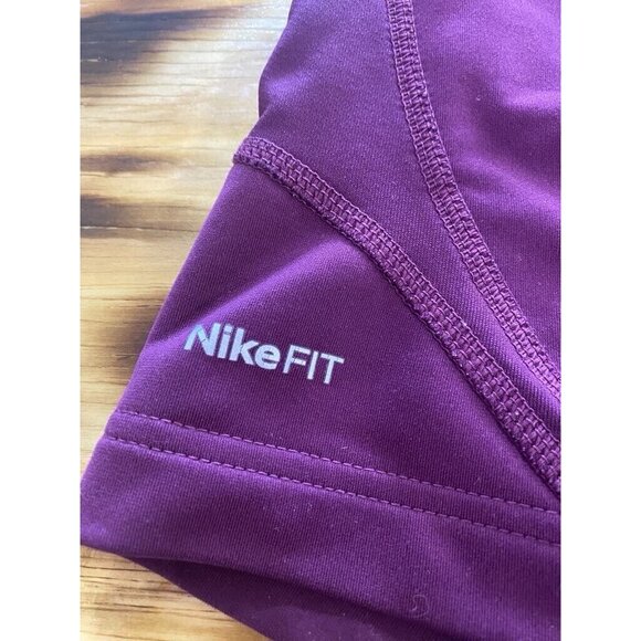 Nike Pullover Dri Fit Hood Long Sleeve Purple Run Ahtleisure Athletic Size Small - Picture 7 of 14